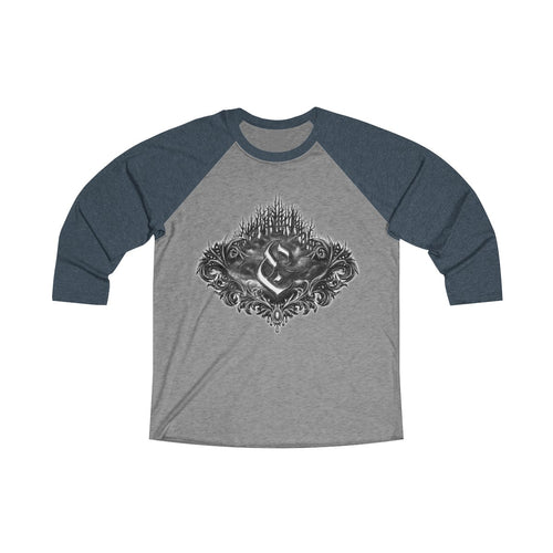 Silver Centuryrain - Unisex Tri-Blend 3/4 Raglan Tee