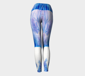 Ghost of Winter Yoga Leggings