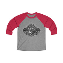 Load image into Gallery viewer, Silver Centuryrain - Unisex Tri-Blend 3/4 Raglan Tee