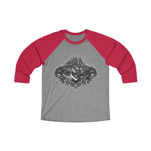 Silver Centuryrain - Unisex Tri-Blend 3/4 Raglan Tee