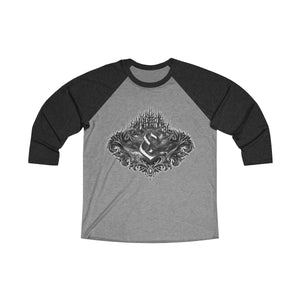 Silver Centuryrain - Unisex Tri-Blend 3/4 Raglan Tee