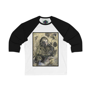 Dr. Saturnine's Seraphim - Unisex 3/4 Sleeve Baseball Tee